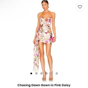 Katie May Chasing Dawn in Pink Daisy Size Large